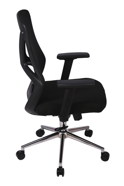 Ofisbazaar Dolphin Siyah Fileli Çalışma Koltuğu | Ergonomik Şef ve Toplantı Koltuğu Siyah Fileli