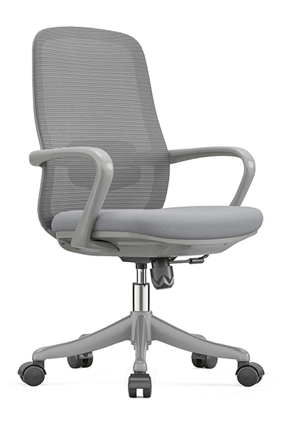 Ofisbazaar Lavander Fileli Çalışma Koltuğu | Ergonomik Şef ve Toplantı Koltuğu Gri