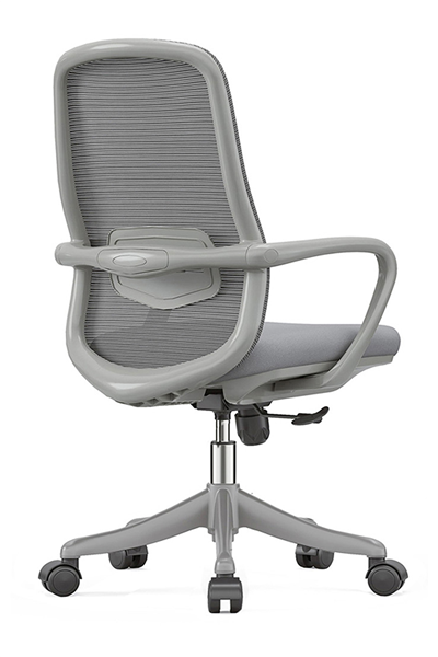 Ofisbazaar Lavander Fileli Çalışma Koltuğu | Ergonomik Şef ve Toplantı Koltuğu Gri