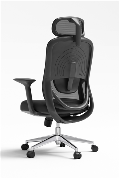Ofisbazaar Lizbon Pro Ergonomik Mesh Yönetici Koltuğu – Ayarlanabilir Başlıklı Siyah 