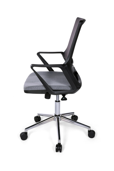 Ofisbazaar Lizz Gri Fileli Çalışma Koltuğu | Ergonomik Ofis ve Ev Koltuğu Gri