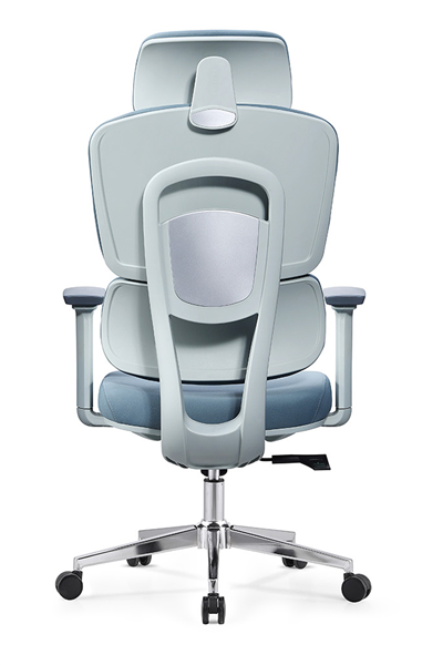 Ofisbazaar Ocean Premium Ergonomik Yönetici Koltuğu | Başlıklı ve Bel Ayarlı Ofis Koltuğu Mavi