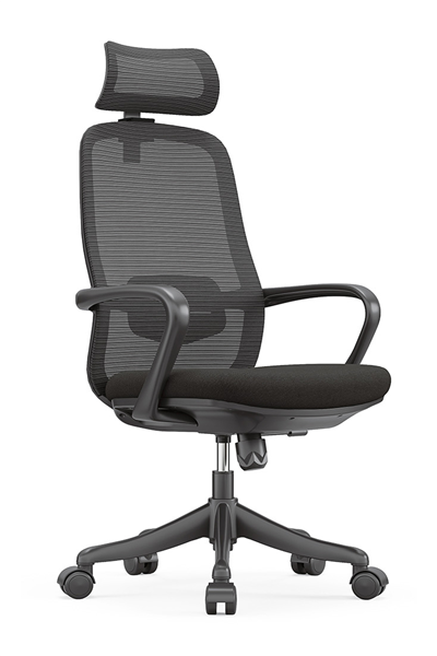 Ofisbazaar Rose Manager Ergonomik Fileli Yönetici Koltuğu | Ergonomik Başlıklı Ofis Koltuğu Siyah