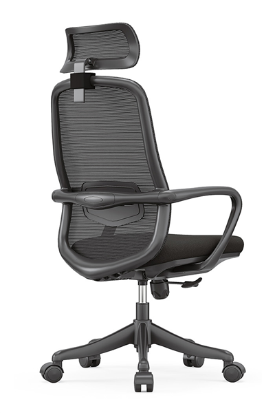 Ofisbazaar Rose Manager Ergonomik Fileli Yönetici Koltuğu | Ergonomik Başlıklı Ofis Koltuğu Siyah