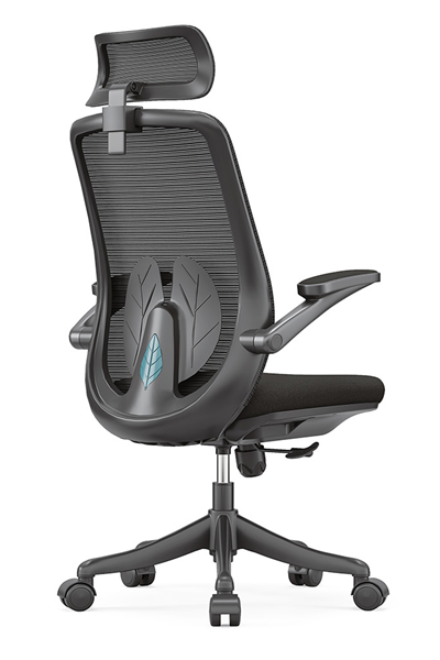 Ofisbazaar Sakura Ergonomik Fileli Yönetici Koltuğu | Başlıklı Ofis ve Çalışma Koltuğu Siyah