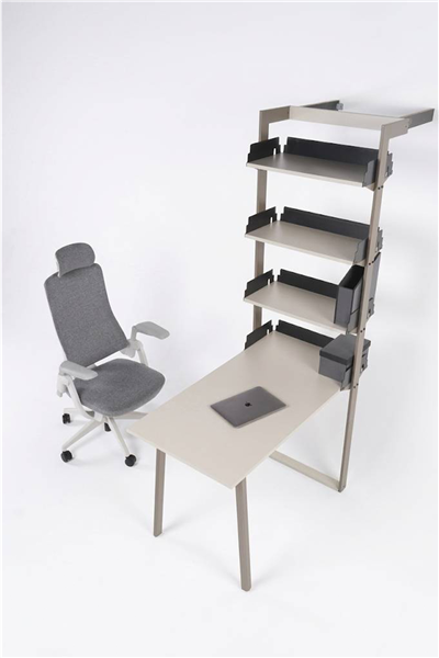 Ofisbazaar Shelf X-Pro 120x60 cm Duvara Monte Raflı Çalışma Masası
