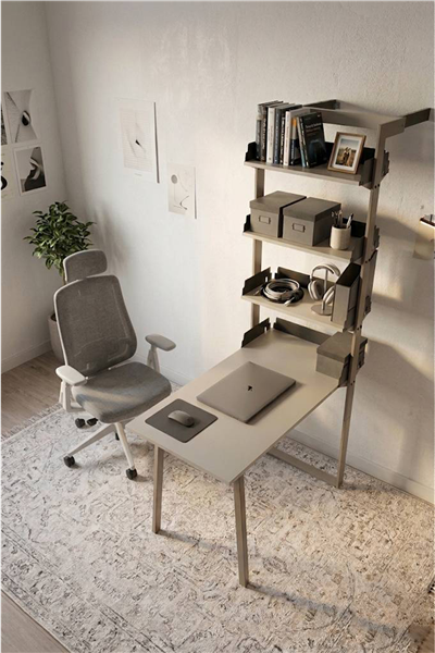 Ofisbazaar Shelf X-Pro 120x60 cm Duvara Monte Raflı Çalışma Masası