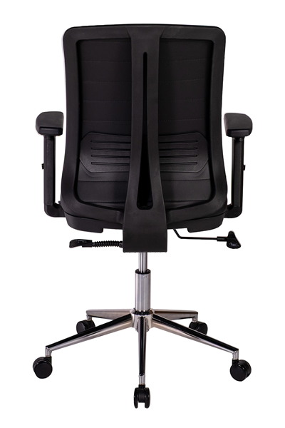 Ofisbazaar UP Deri Çalışma Koltuğu | Ergonomik Şef ve Toplantı Koltuğu Martin 01- Siyah Deri