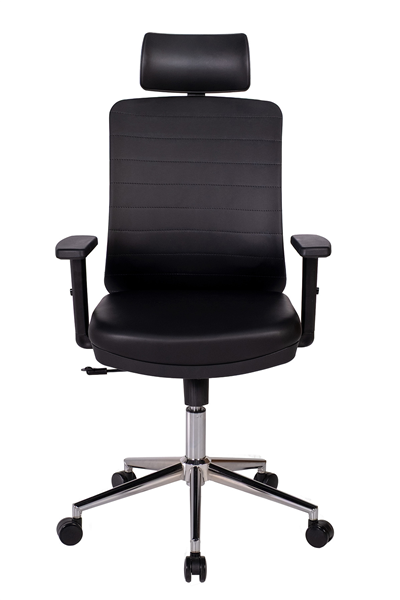 Ofisbazaar UP Deri Yönetici Koltuğu | Ergonomik ve Modern Tasarım Martin 01- Siyah Deri