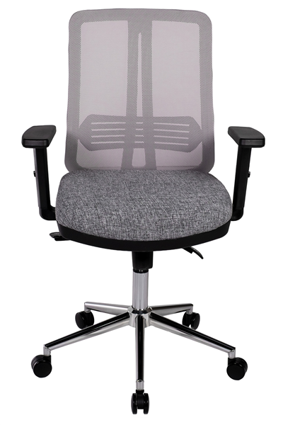 Ofisbazaar UP Fileli Çalışma Koltuğu | Ergonomik Şef ve Toplantı Koltuğu Gri