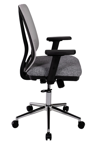 Ofisbazaar UP Fileli Çalışma Koltuğu | Ergonomik Şef ve Toplantı Koltuğu Gri