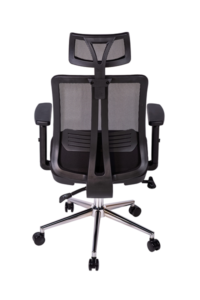 Ofisbazaar UP Fileli Yönetici Koltuğu | Ayarlanabilir Başlıklı Ofis Koltuğu Siyah Fileli