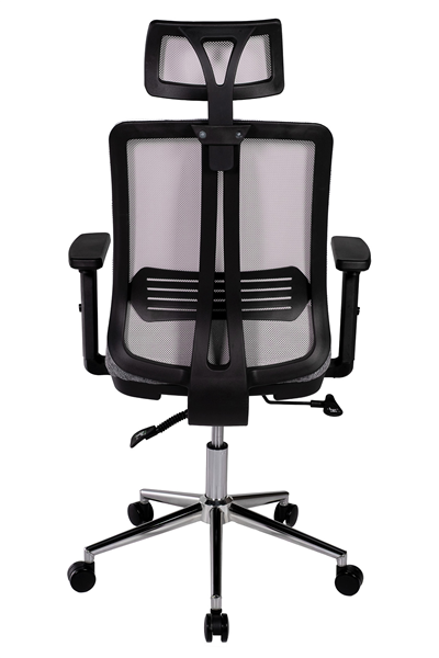 Ofisbazaar UP Fileli Yönetici Koltuğu | Ayarlanabilir Başlıklı Ofis Koltuğu Gri