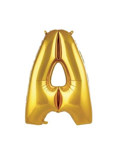 Harf Folyo Balon A Harfi Gold 40'' / 100 cm