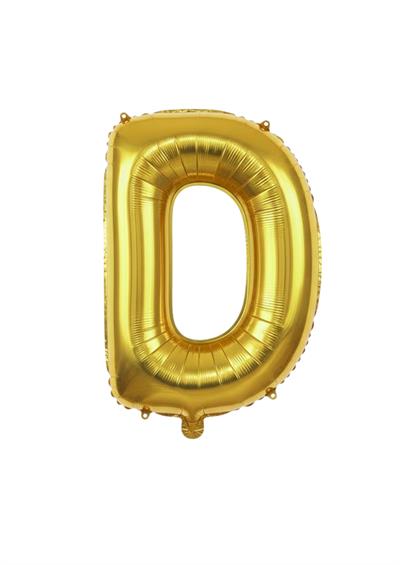 Harf Folyo Balon D Harfi Gold 40'' / 100 cm