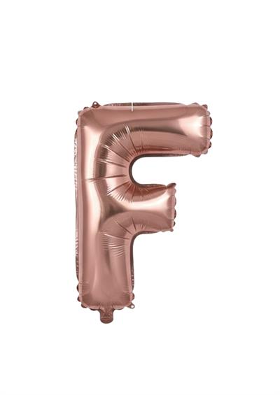 Harf Folyo Balon F Harfi Rose Gold 40'' / 100 cm