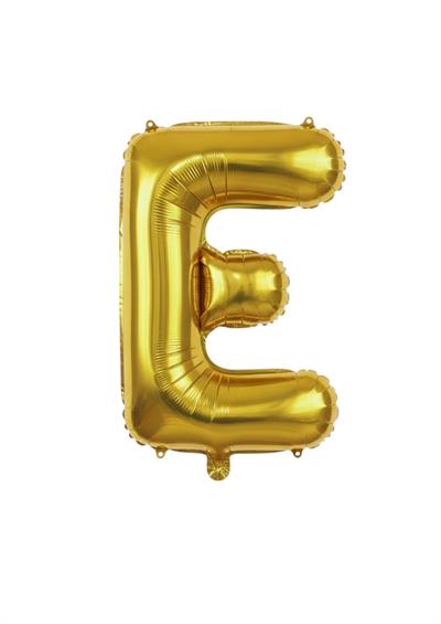 Harf Folyo Balon E Harfi Gold 40'' / 100 cm