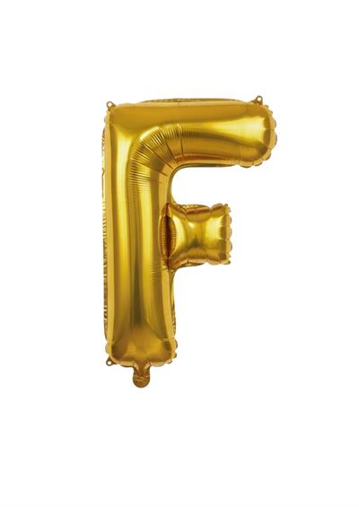 Harf Folyo Balon F Harfi Gold 40'' / 100 cm