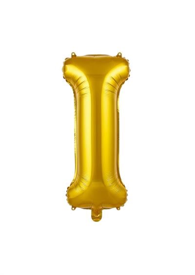 Harf Folyo Balon I Harfi Gold 40'' / 100 cm