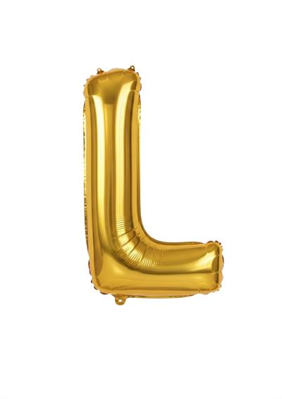 Harf Folyo Balon L Harfi Gold 40'' / 100 cm