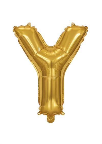 Harf Folyo Balon Y Harfi Gold 40'' / 100 cm