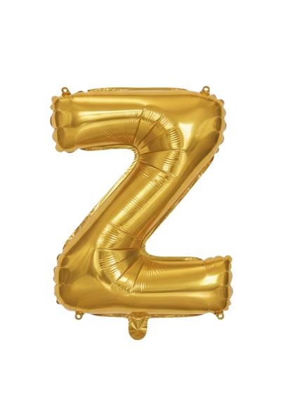Harf Folyo Balon Z Harfi Gold 40'' / 100 cm