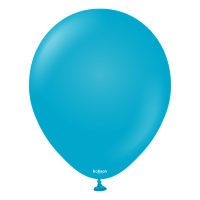 Kalisan Retro Mavi Cam Lateks Balon 12 İnç