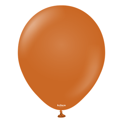 Kalisan Retro Yanık Turuncu Lateks Balon 12 İnç