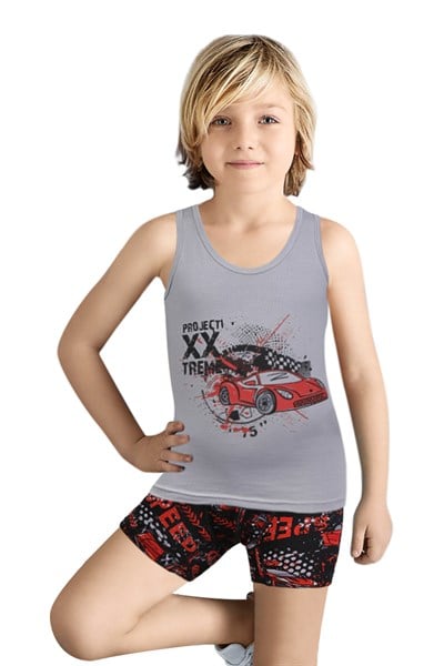 ERKEK ÇOCUK-ÇAMAŞIR - ATLET BOXER TAKIM