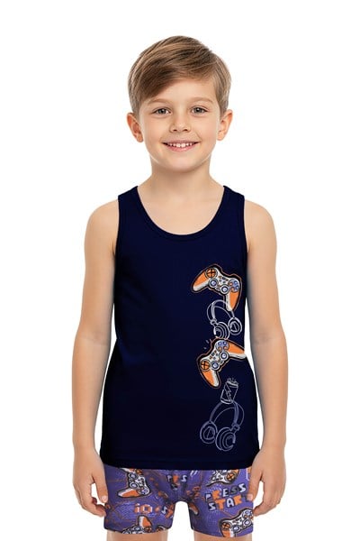 ERKEK ÇOCUK-ÇAMAŞIR - ATLET BOXER TAKIM