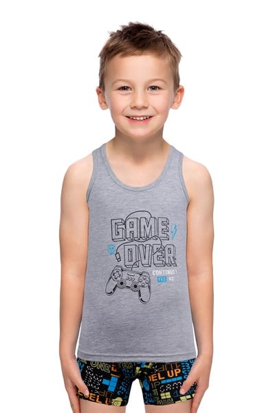 ERKEK ÇOCUK-ÇAMAŞIR - ATLET BOXER TAKIM