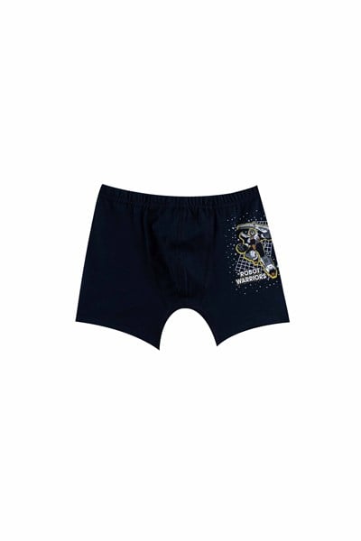 ERKEK ÇOCUK - Pamuklu Renkli Baskılı BOXER 10lu  paket