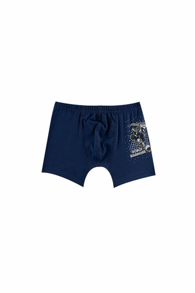 ERKEK ÇOCUK - Pamuklu Renkli Baskılı BOXER 10lu  paket