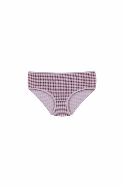 KADIN ÇAMAŞIR - Pamuklu Renkli Havlu Ağlı Yuksek Bel BIKINI 6lı Paket