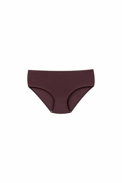 KADIN ÇAMAŞIR - Pamuklu Renkli Havlu Ağlı Yuksek Bel BIKINI 6lı Paket