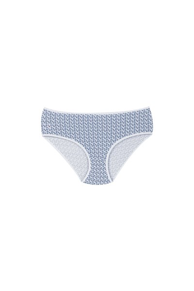 KADIN ÇAMAŞIR - Pamuklu Renkli Yüksek Bel  BIKINI 6lı  Paket
