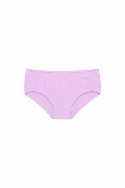 KADIN ÇAMAŞIR - Pamuklu Fitilli Ribana Yuksek Bel  BİKİNİ 10lu Paket