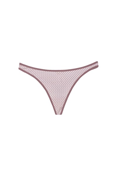 KADIN ÇAMAŞIR - Pamuklu Renkli  Normal Bel TANGA 10lu Paket