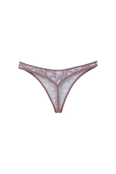 KADIN ÇAMAŞIR - Pamuklu Renkli  Normal Bel TANGA 10lu Paket