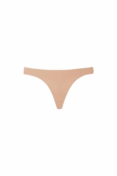 KADIN ÇAMAŞIR - Pamuklu Renkli  Normal Bel TANGA 10lu Paket