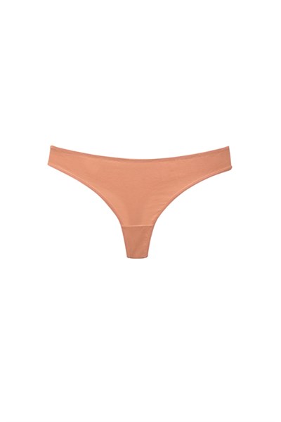 KADIN ÇAMAŞIR - Pamuklu Renkli  Normal Bel TANGA 10lu Paket