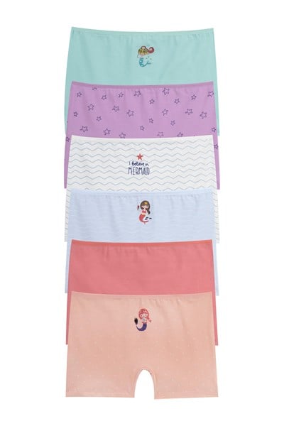 KIZ ÇOCUK-ÇAMAŞIR - 6LI BOXER