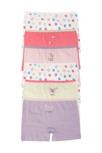 KIZ ÇOCUK-ÇAMAŞIR - 6LI BOXER