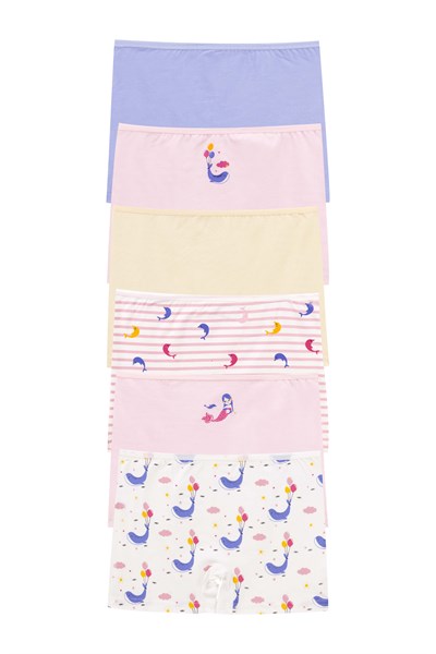 KIZ ÇOCUK-ÇAMAŞIR - 6LI BOXER