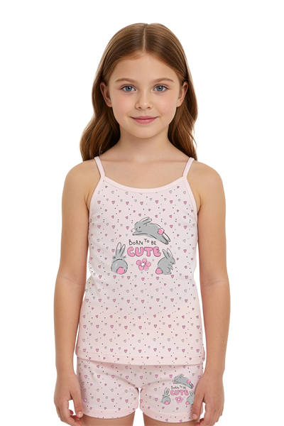 KIZ ÇOCUK-ÇAMAŞIR - ATLET BOXER TAKIM