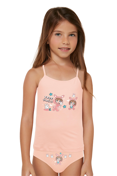 KIZ ÇOCUK-ÇAMAŞIR - ATLET SLIP TAKIM