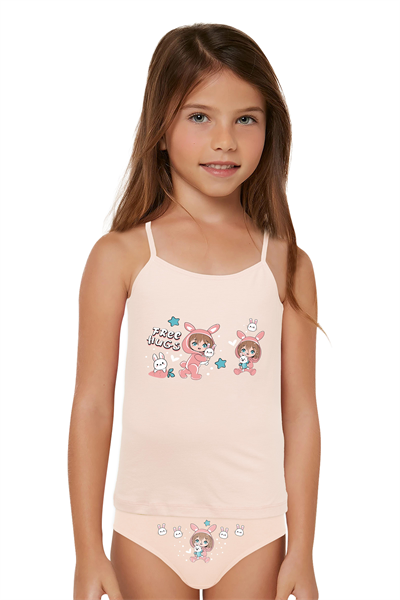 KIZ ÇOCUK-ÇAMAŞIR - ATLET SLIP TAKIM