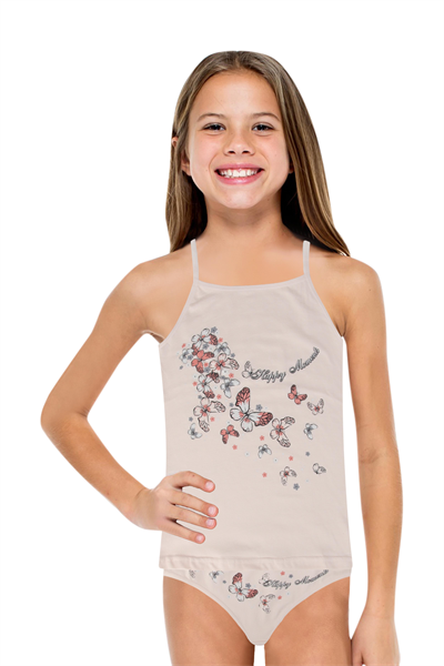 KIZ ÇOCUK-ÇAMAŞIR - ATLET SLIP TAKIM