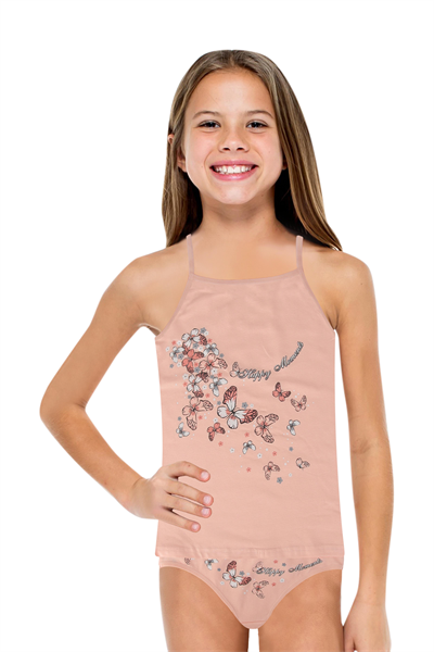KIZ ÇOCUK-ÇAMAŞIR - ATLET SLIP TAKIM