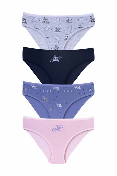 TEEN GIRLS-UNDERWEAR - BIKINI BRIEFS